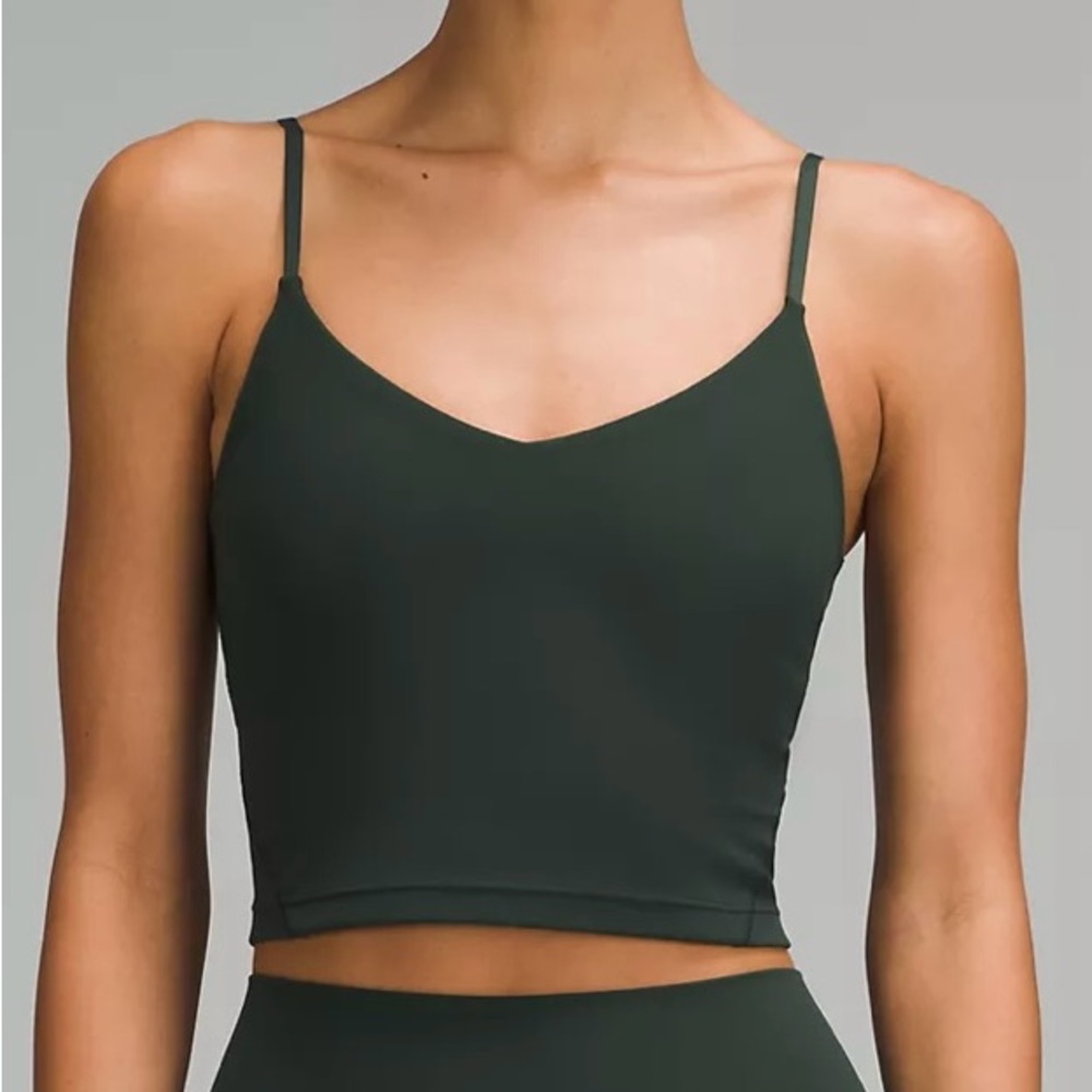 Lululemon Athletica Green Align cropped cami Tank Top
